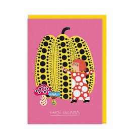 Ohh Deer Just Because - Yayoi Kusama Greeting Card