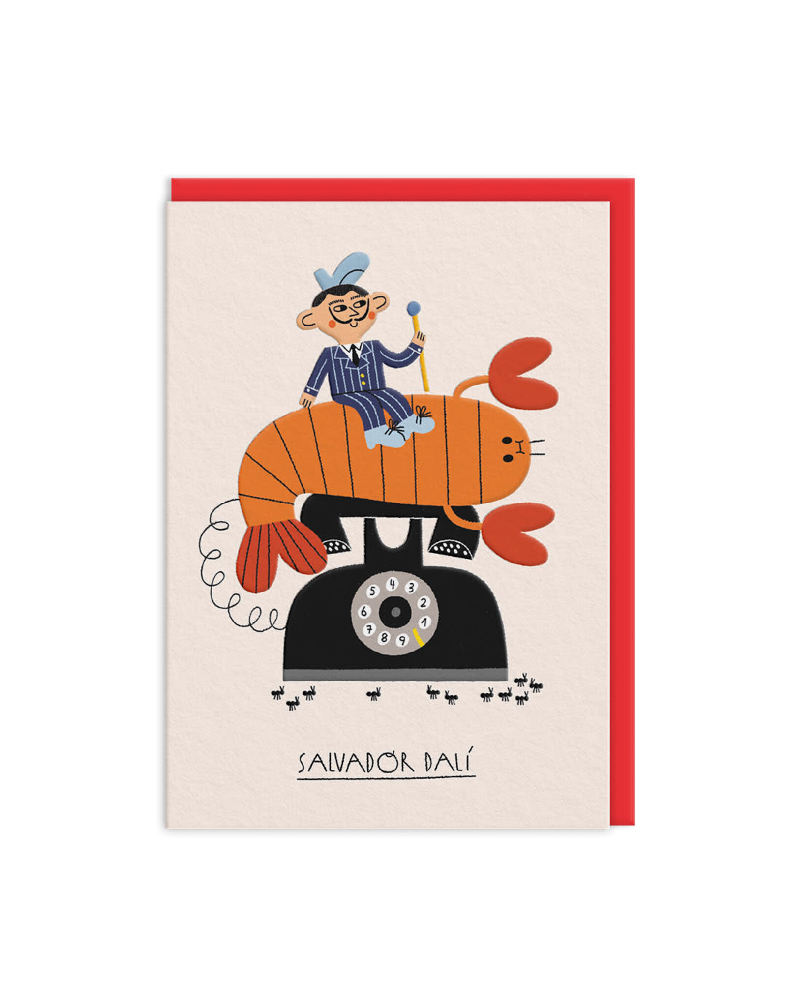 Ohh Deer Just Because - Salvador Dali Greeting Card