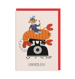Ohh Deer Just Because - Salvador Dali Greeting Card