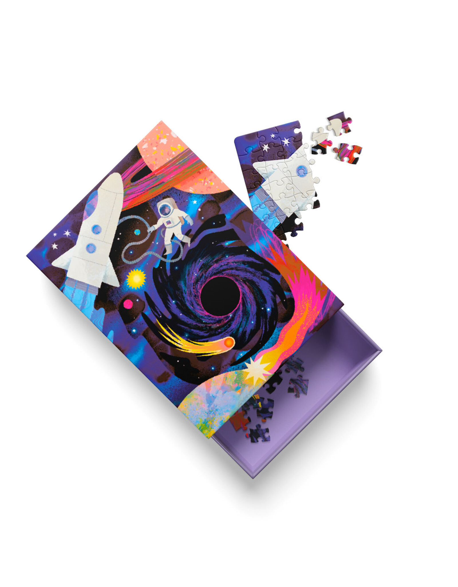 Ohh Deer Space Man Mini 99 Piece Jigsaw Puzzle