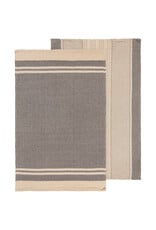 Linea Shadow Woven Dishtowels - Set of Two