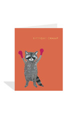 Birthday - Boxing Raccoon