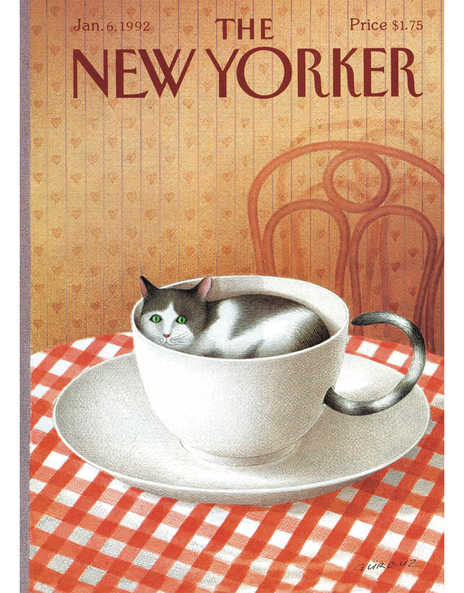Just Because - Cat In Cup - New Yorker