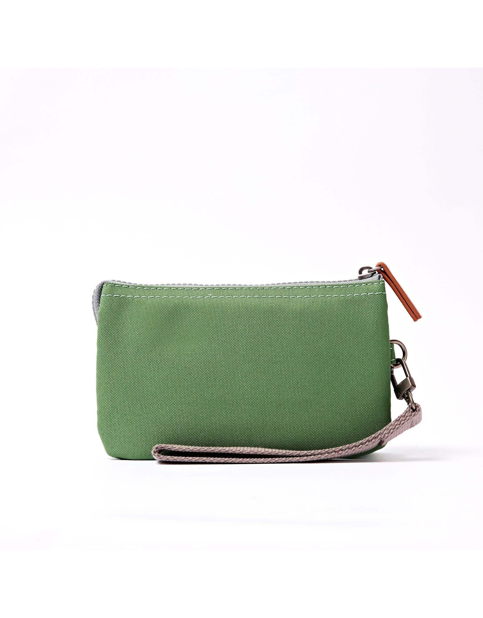 Ori London Carnaby Medium Canvas Wallet w Strap -Artichoke