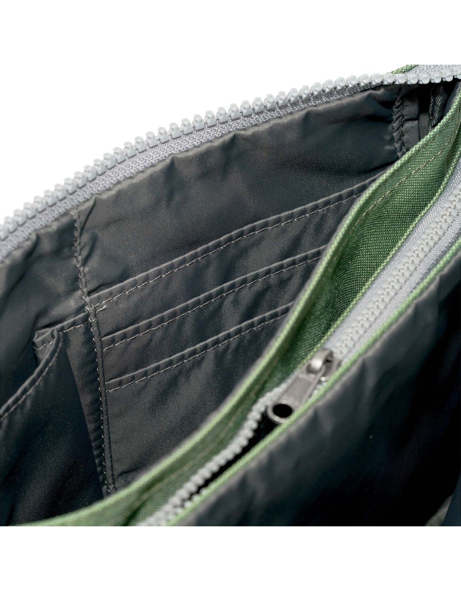 Ori London Carnaby Crossbody XL Recycled Canvas Bag - Granite