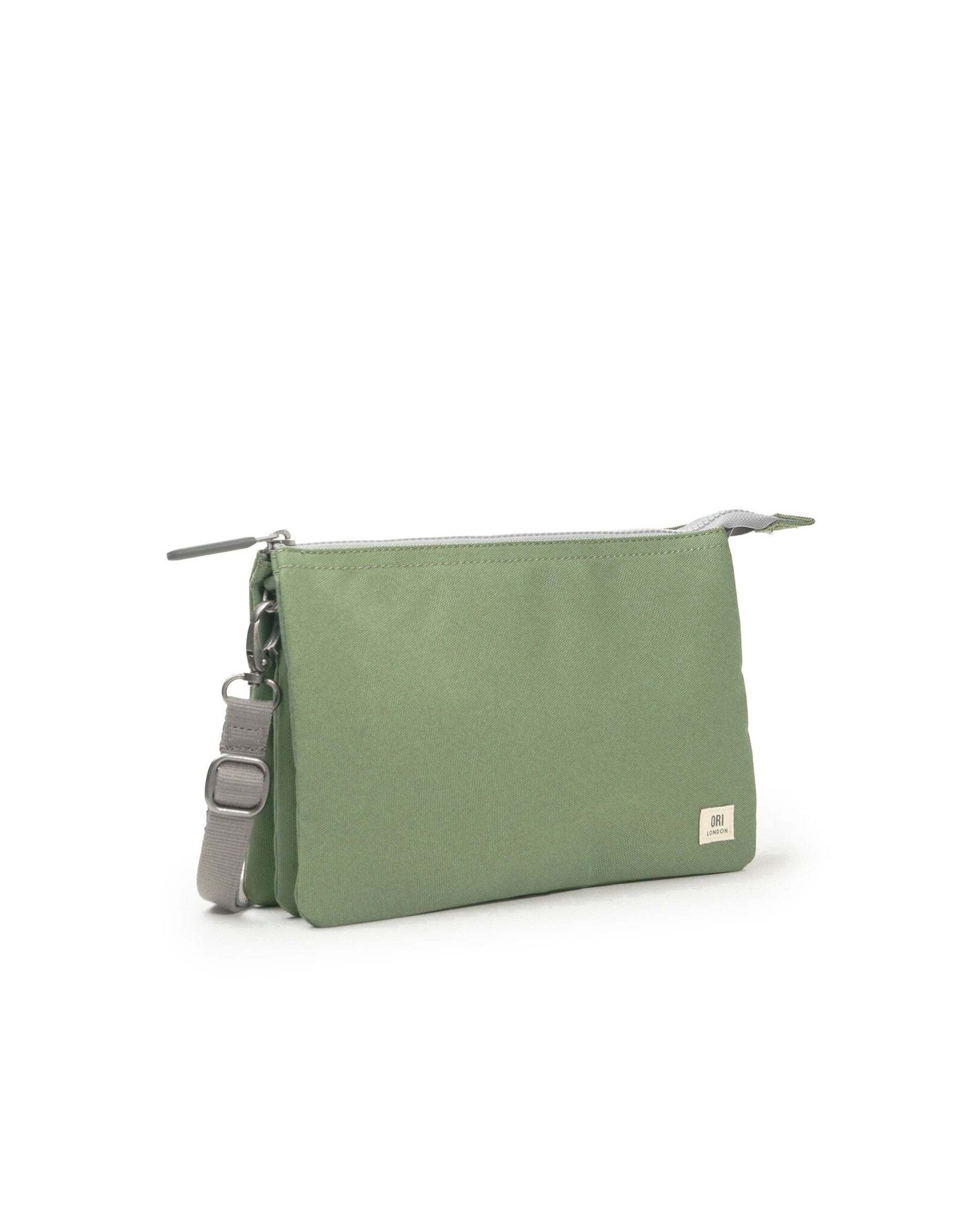 Ori London Carnaby Crossbody XL Recycled Canvas Bag - Granite