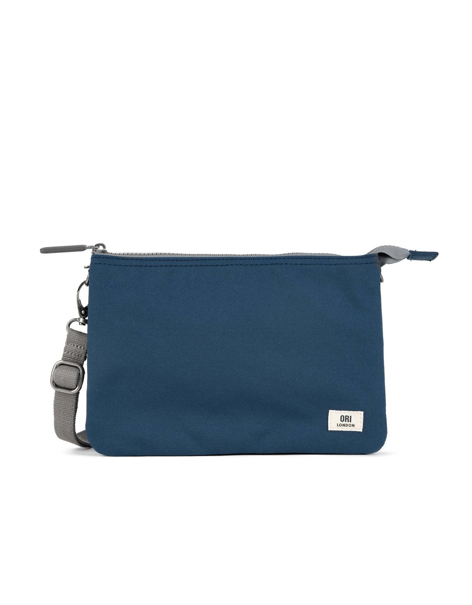 Ori London Carnaby Crossbody XL Recycled Canvas Bag - Deep Blue