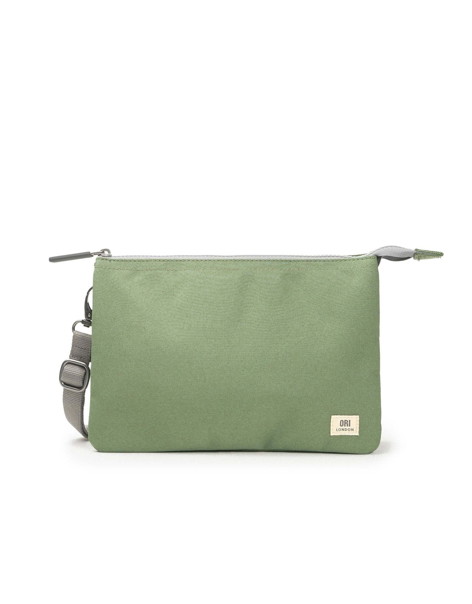 Ori London Carnaby Crossbody XL Recycled Canvas Bag - Granite