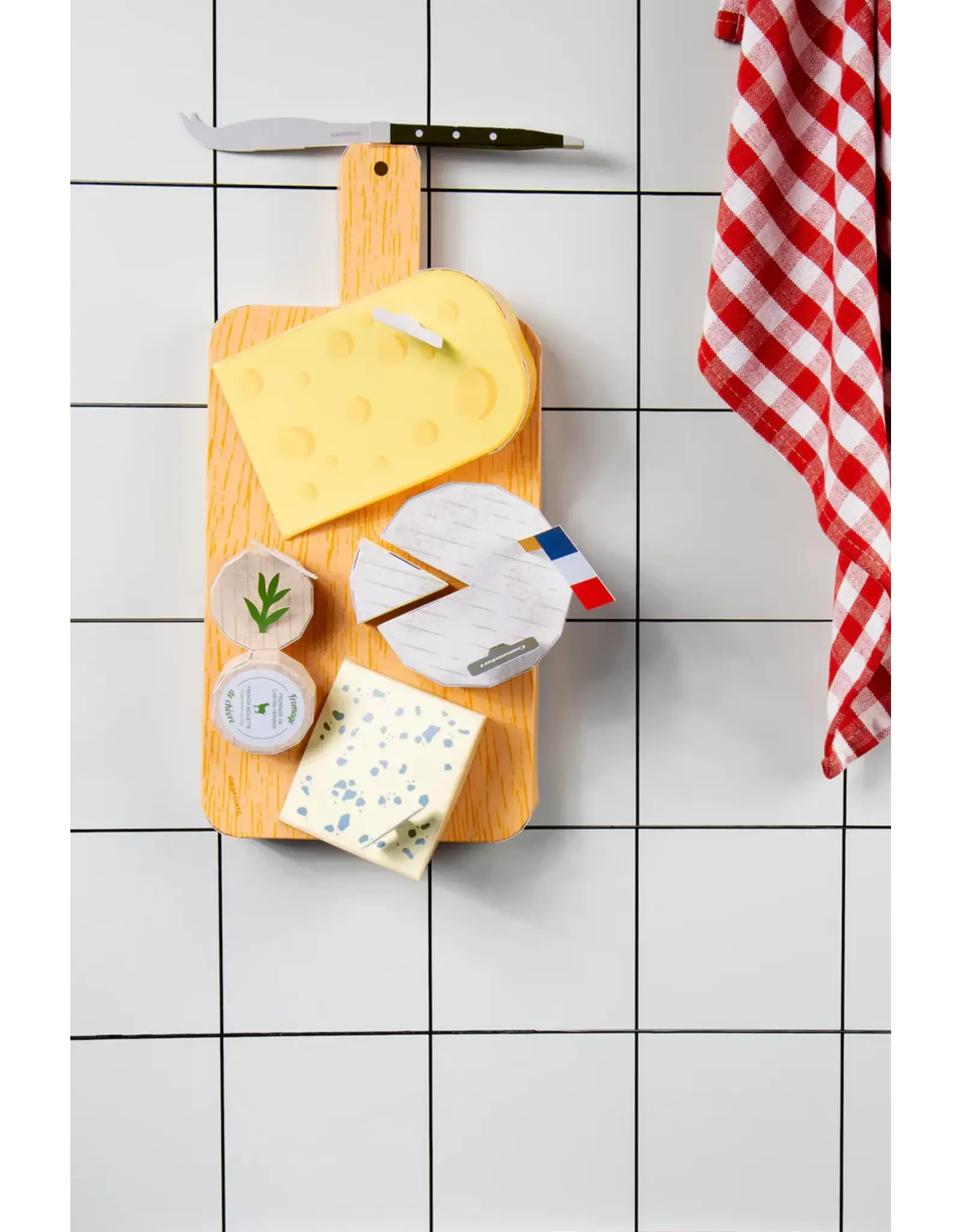 Cinqpoints 3D Paperfood - Cheese Board Kit