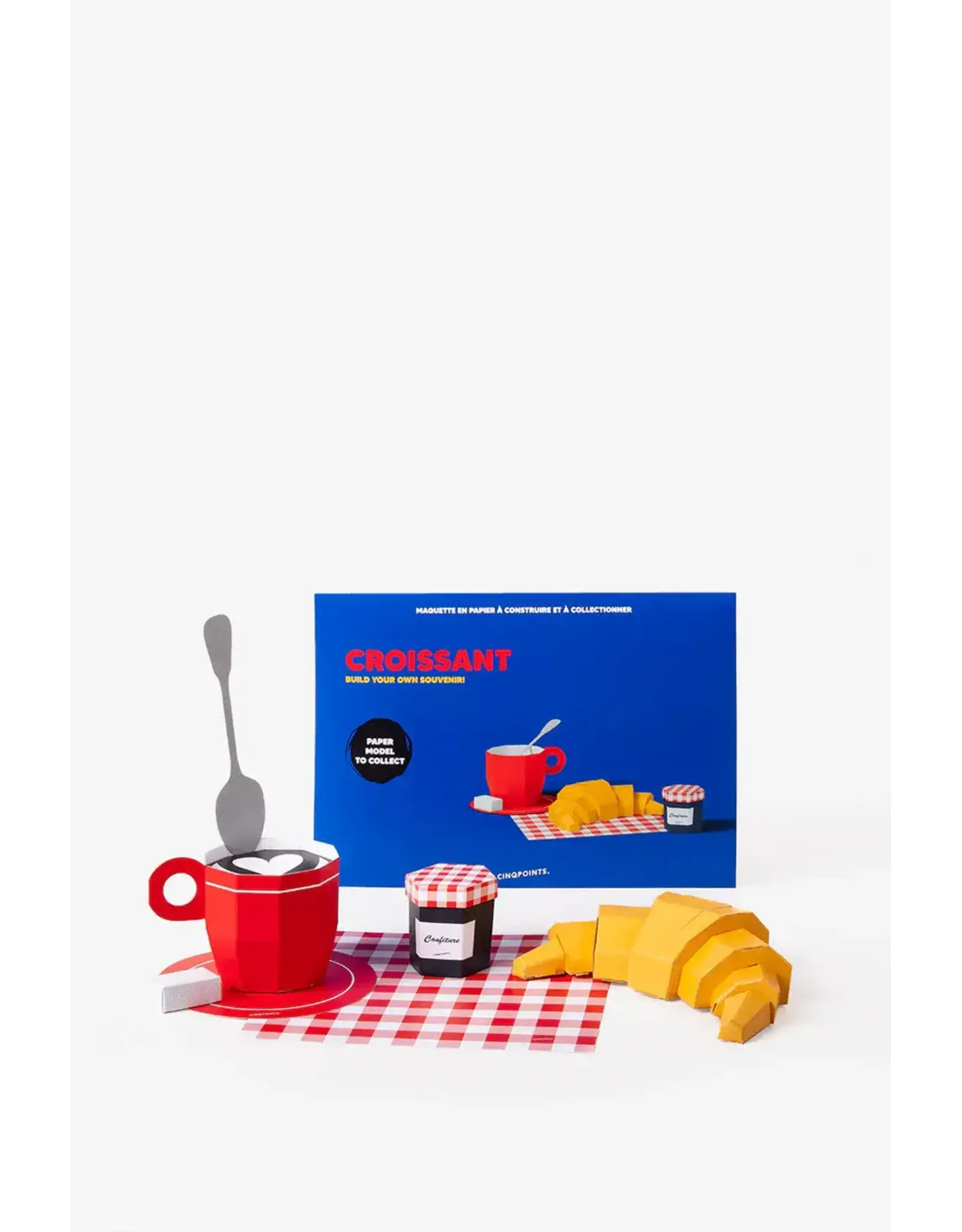 Cinqpoints 3D Paperfood - Croissant Kit