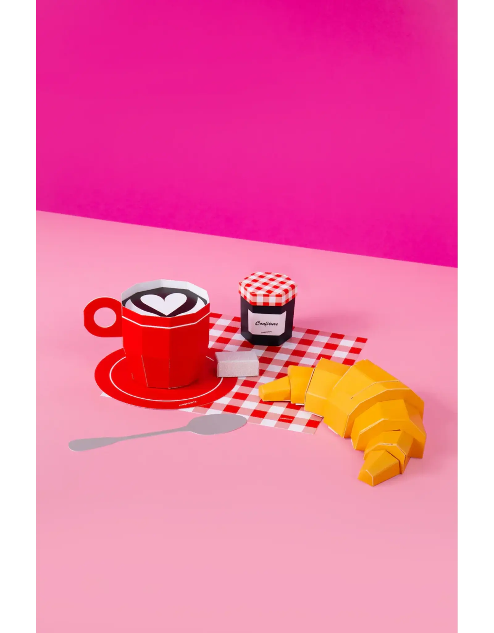 Cinqpoints 3D Paperfood - Croissant Kit