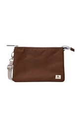 Ori London Carnaby Crossbody XL Recycled Canvas Bag - Chocolate