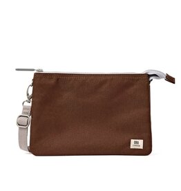 Ori London Carnaby Crossbody XL Recycled Canvas Bag - Chocolate