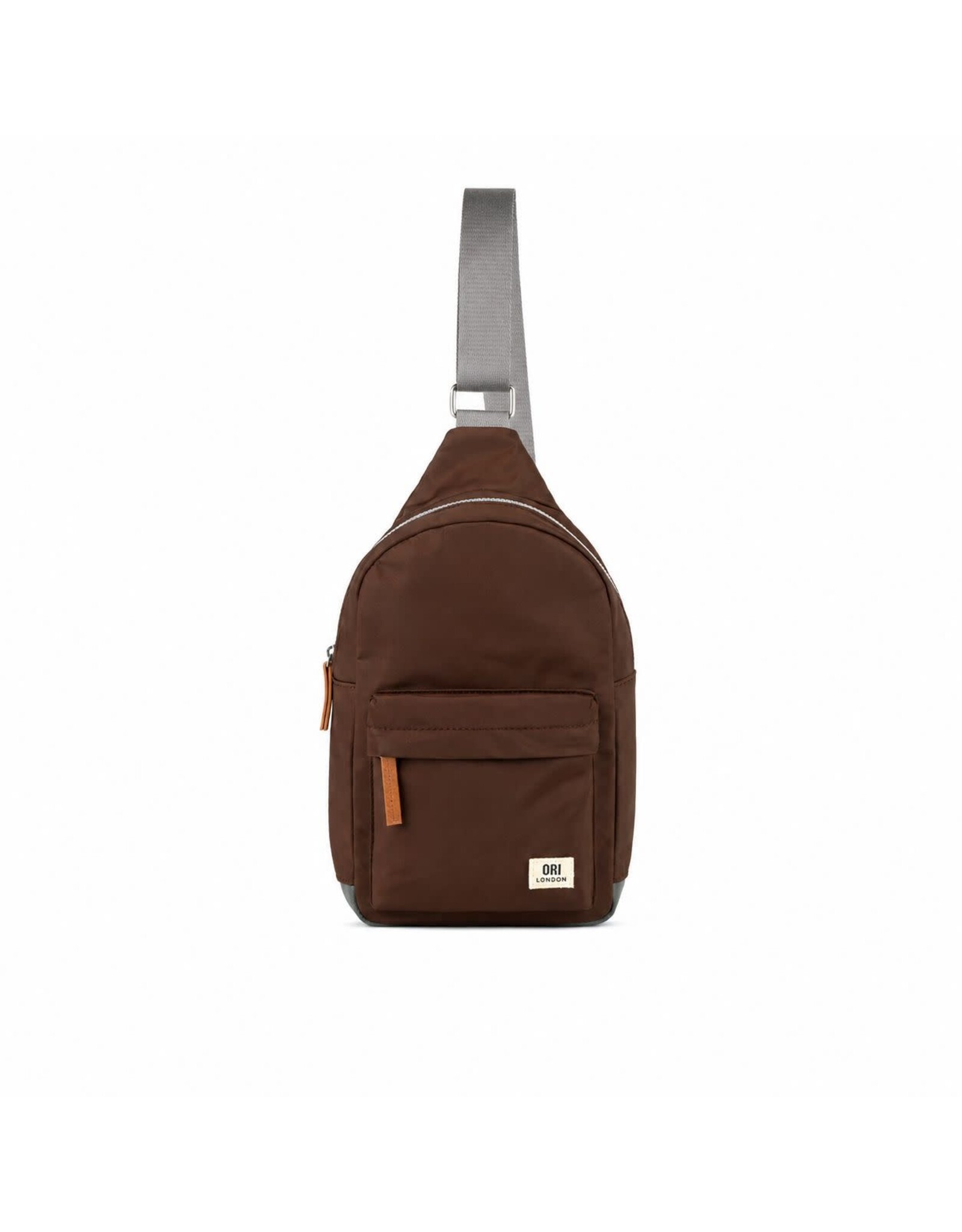 Ori London Willesden B Large Recycled Nylon Crossbody Bag-Rocky Road