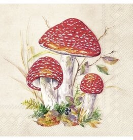 Toad Cream Paper Luncheon Napkins - 20