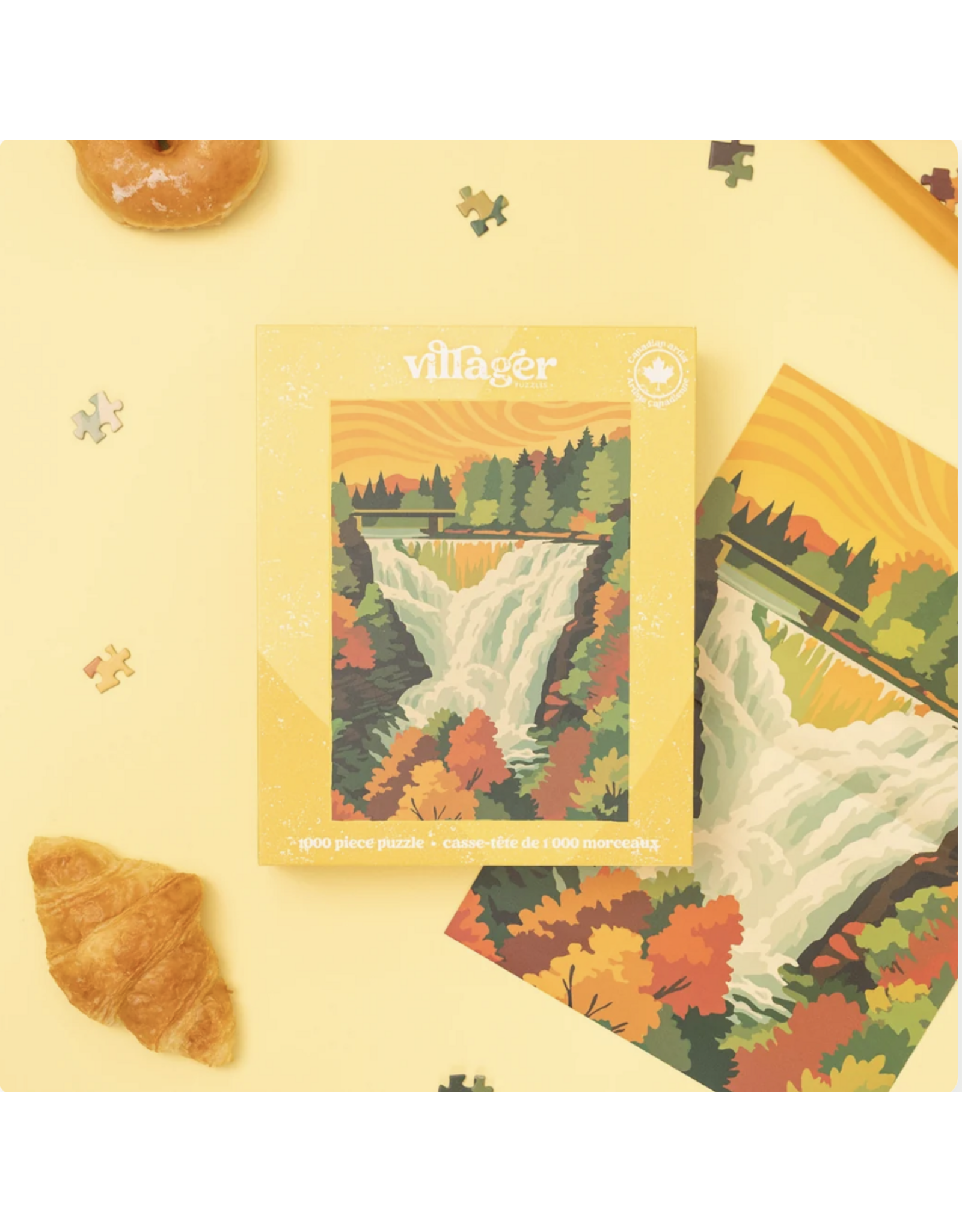 Villager Puzzles Autumn Cascade 1000 Piece Puzzle
