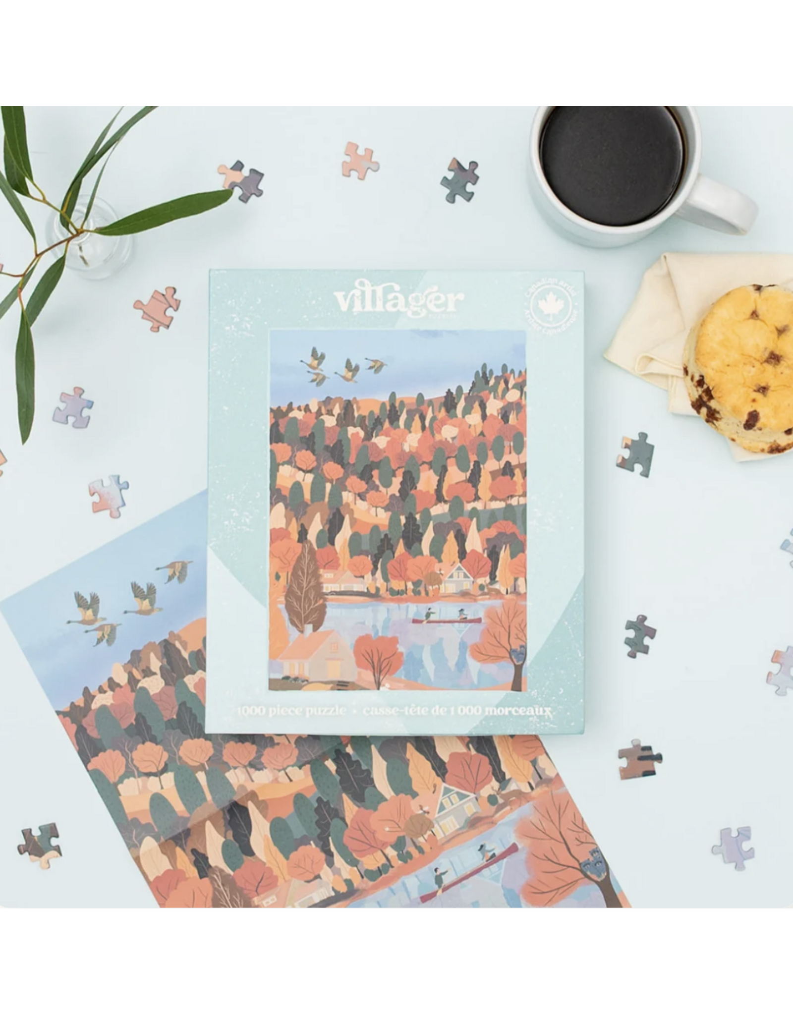 Villager Puzzles Changing Seasons 1000 Piece Puzzle