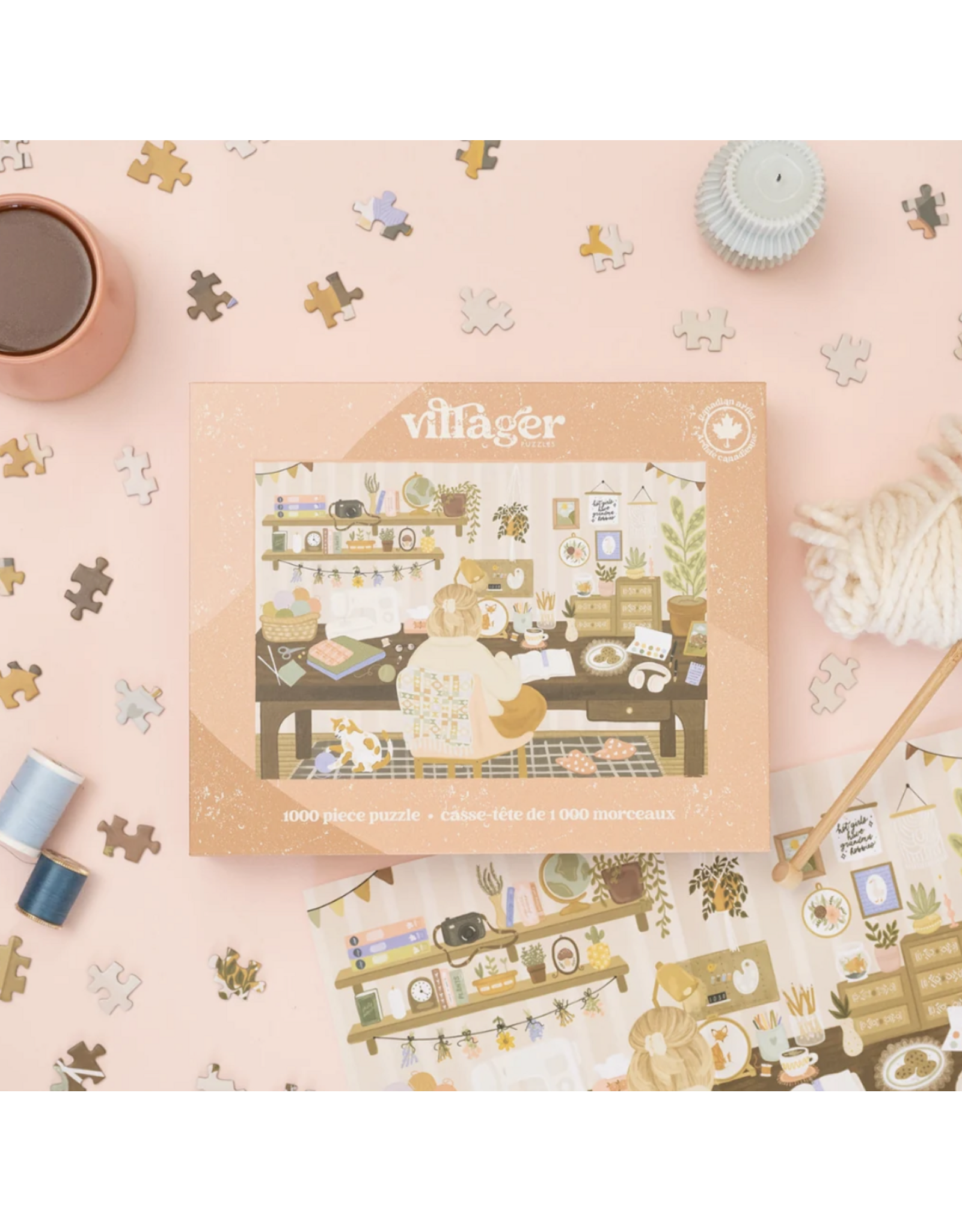 Villager Puzzles Grandma Hobbies 1000 Piece Puzzle