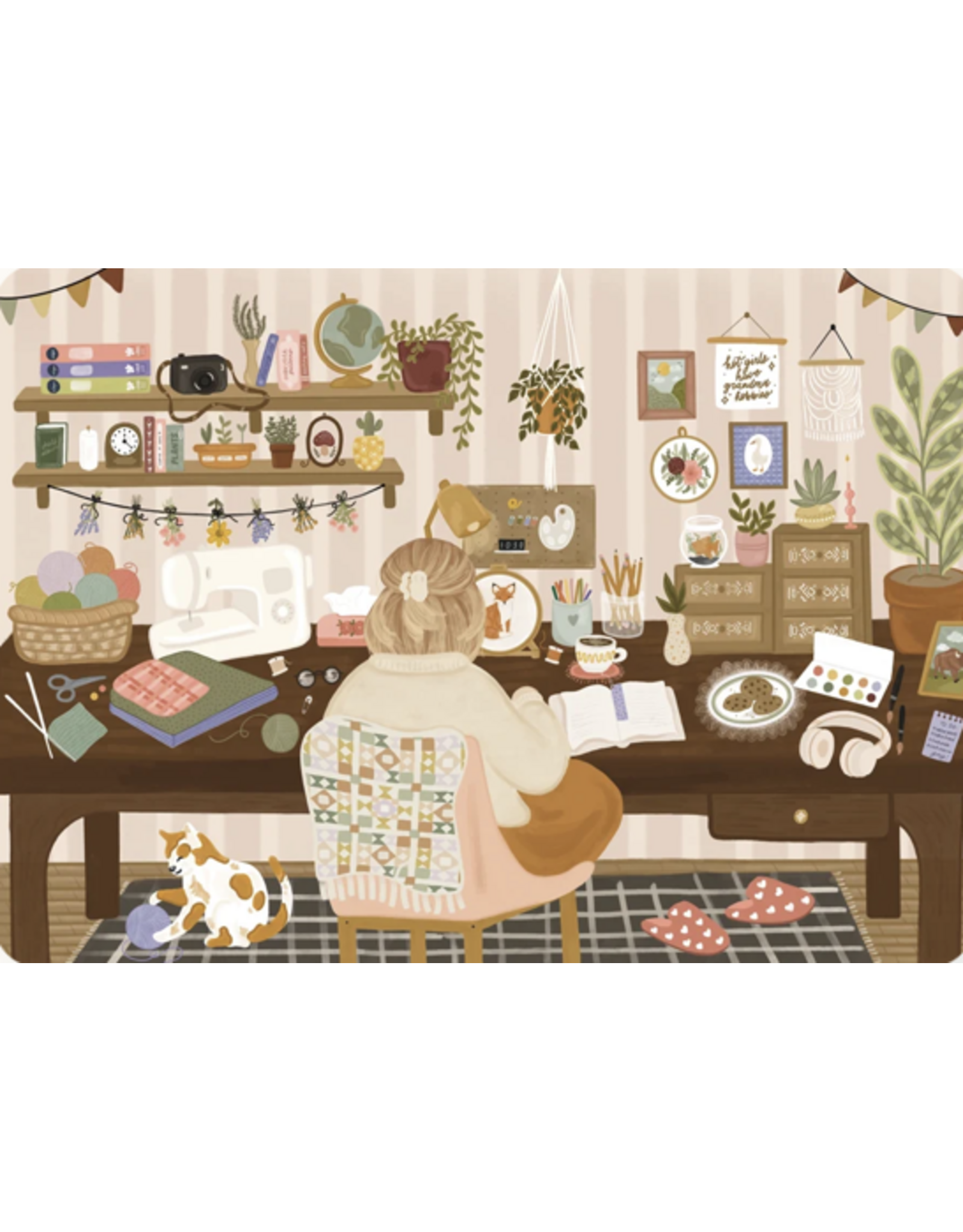 Villager Puzzles Grandma Hobbies 1000 Piece Puzzle
