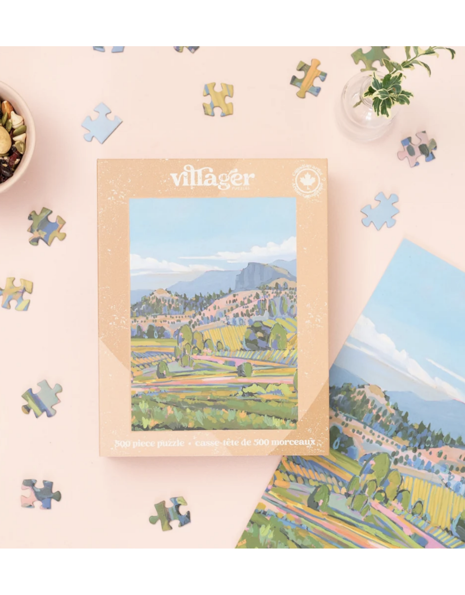 Villager Puzzles Wine Country 500 Piece Puzzle