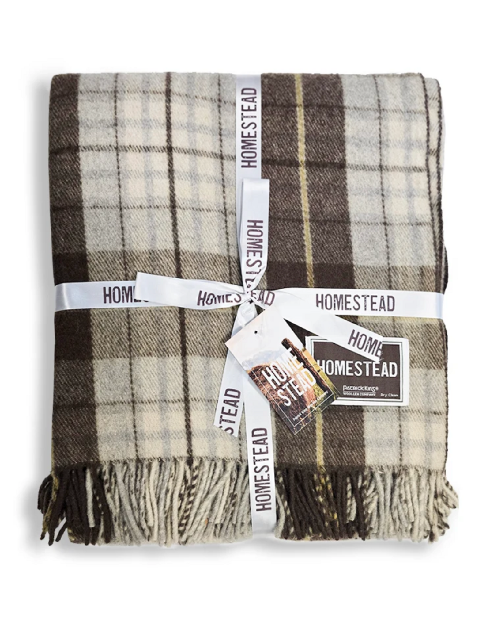 Patrick King Woollen Co. PK Highland Wool Throw - Homestead Merino Wool