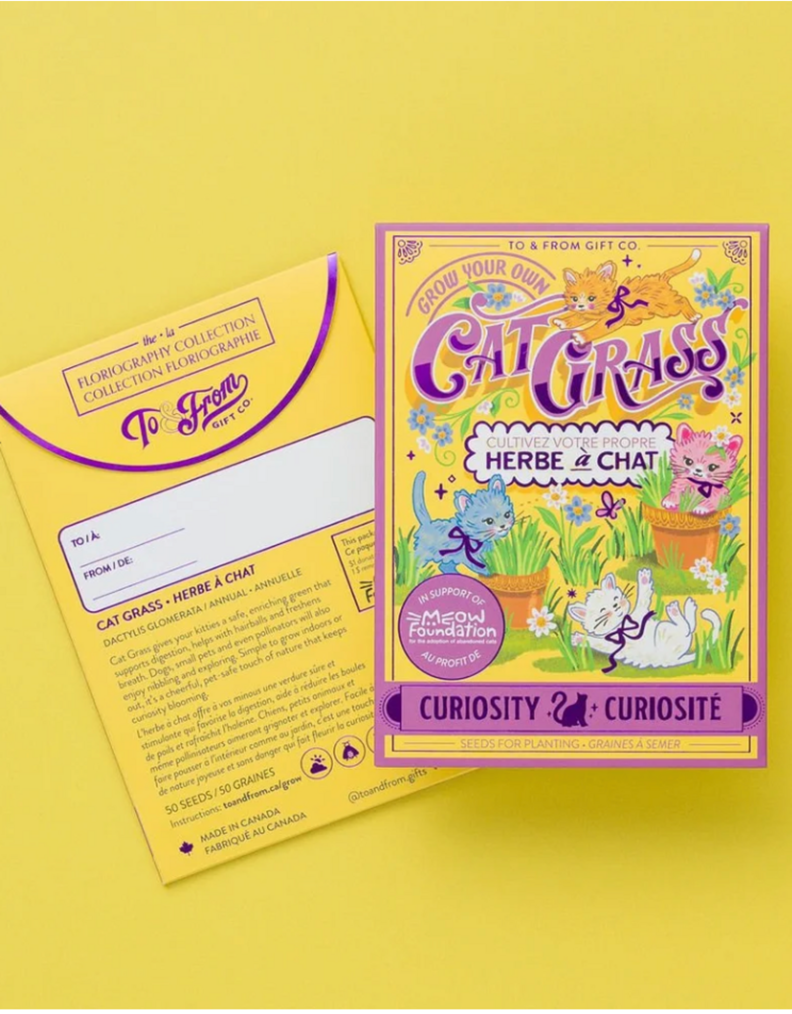 To & From Gift Co. Floriography Seed Packet - Edible -