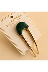 Pika & Bear Claudette Metal & Acrylic French Hair Pin -