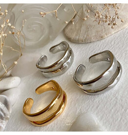Pika & Bear JRT Chunky Double Band Ring