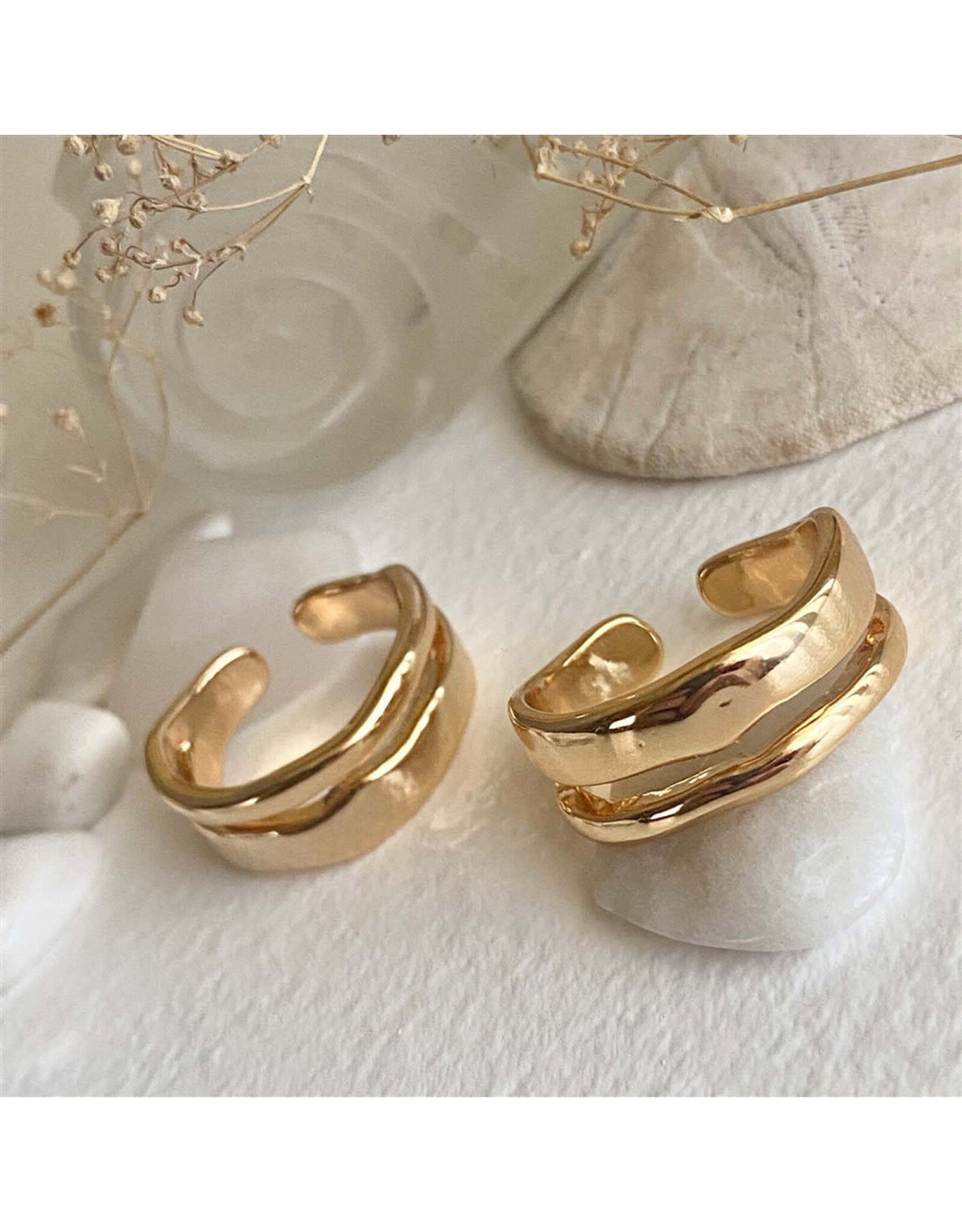 Pika & Bear JRT Chunky Double Band Ring