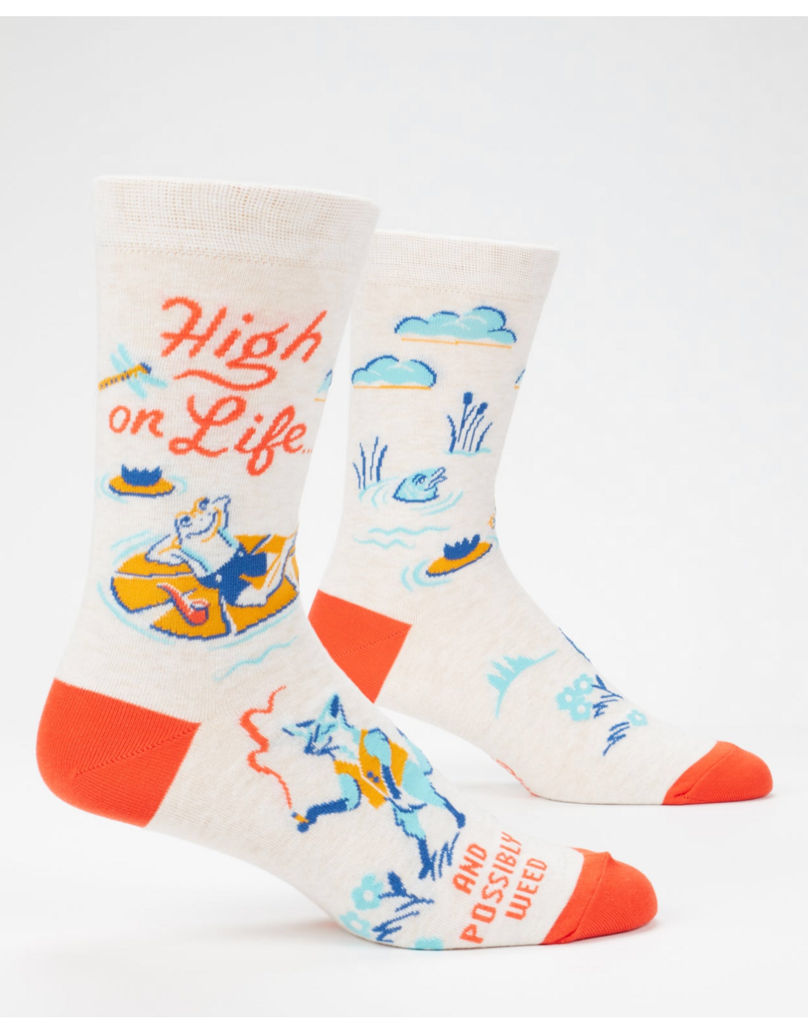 BQ Men's Sassy Socks - High on Life