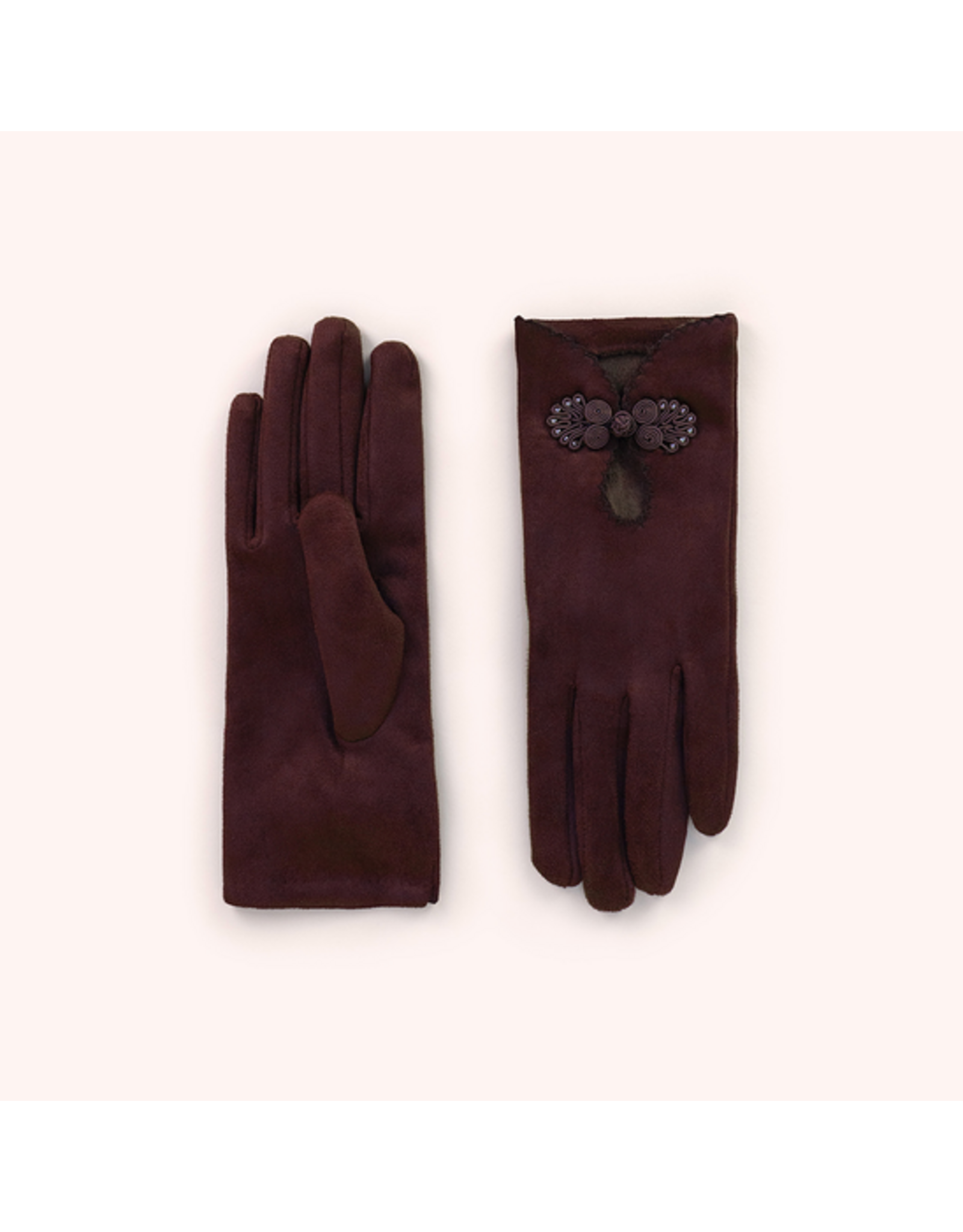 Powder Design Suki Faux Suede Gloves -