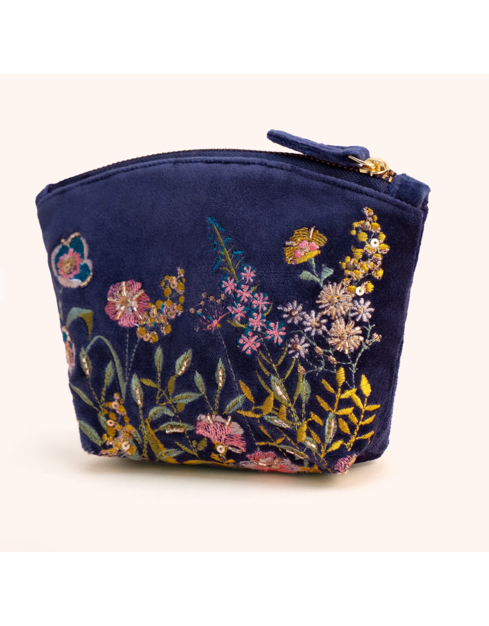 Powder Design Navy Floral Hedgerow Mini Pouch