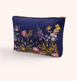 Powder Design Navy Floral Hedgerow Pouch Large