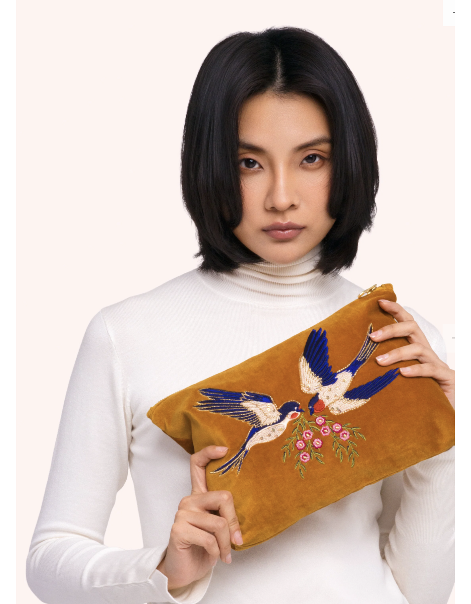 Powder Design Swallow Zip Pouch Large