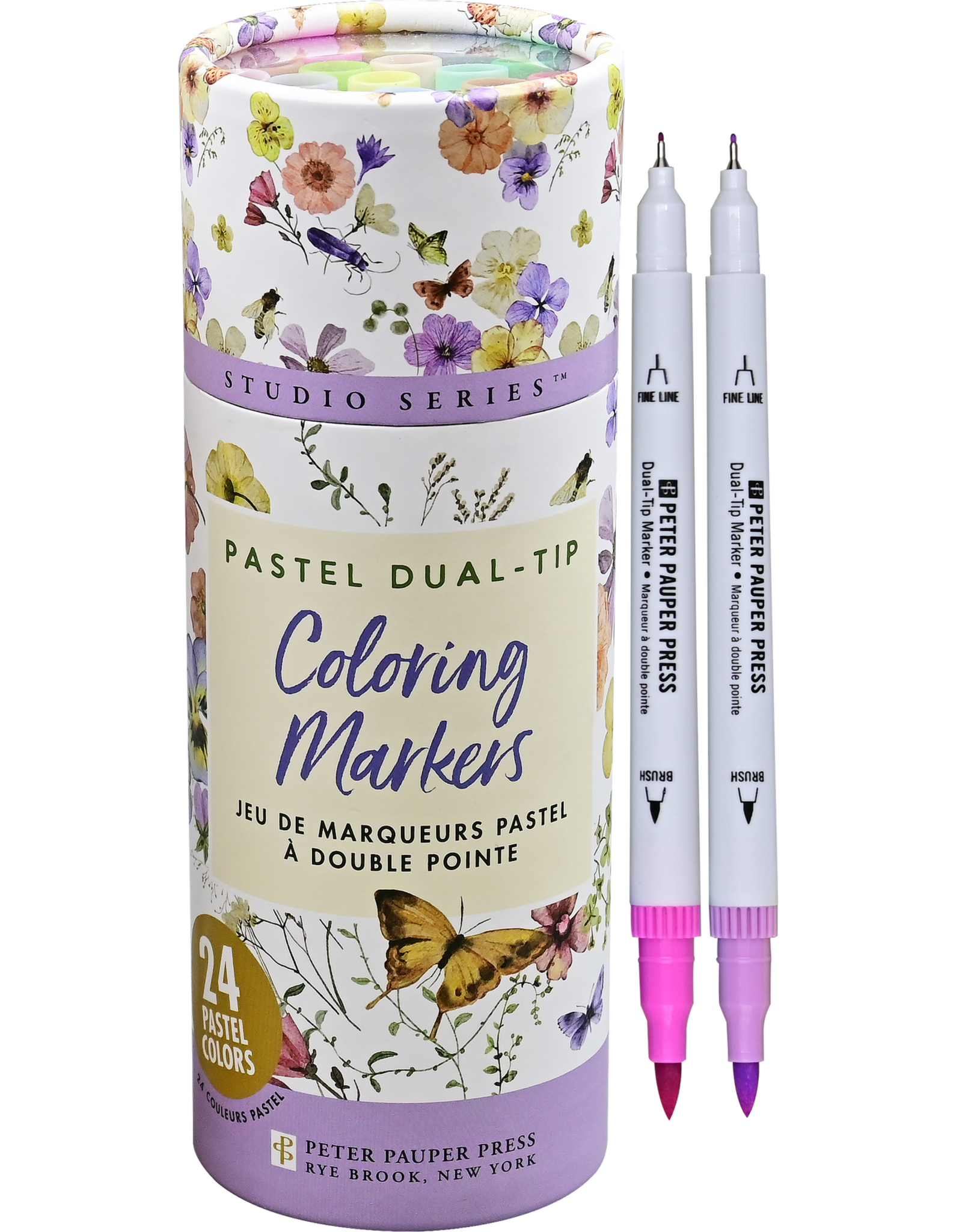 Dual Tip Pastel Markers - 24