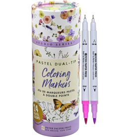 Dual Tip Pastel Markers - 24