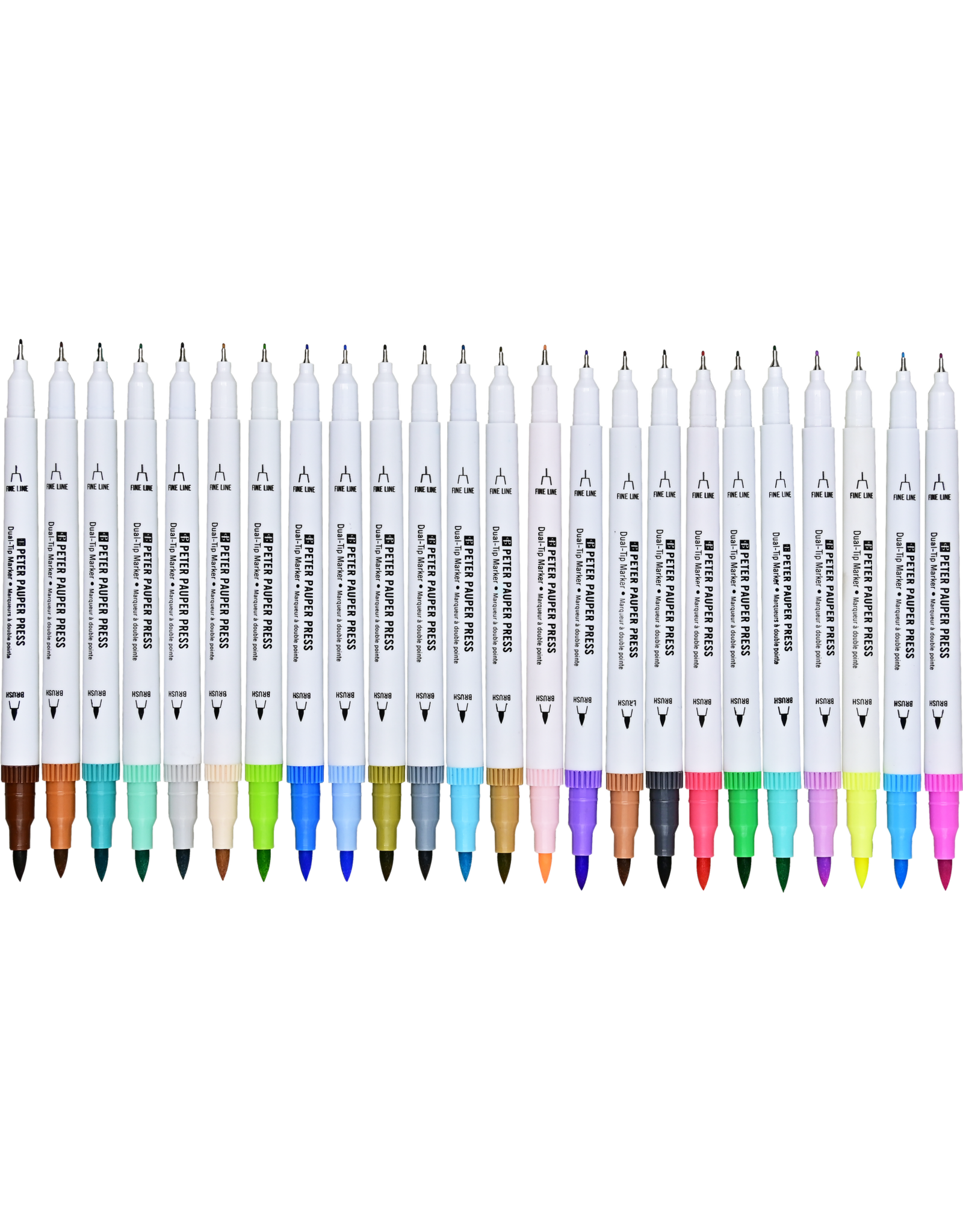 Dual Tip Pastel Markers - 24