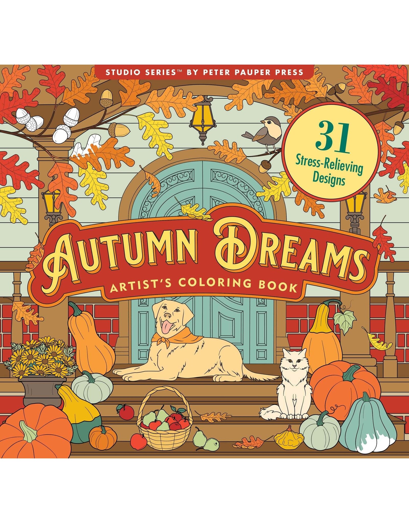 Autumn Dreams Adult Colouring Book