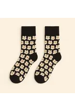 Pika & Bear Daisy Jane Floral Crew Socks