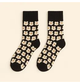 Pika & Bear Daisy Jane Floral Crew Socks