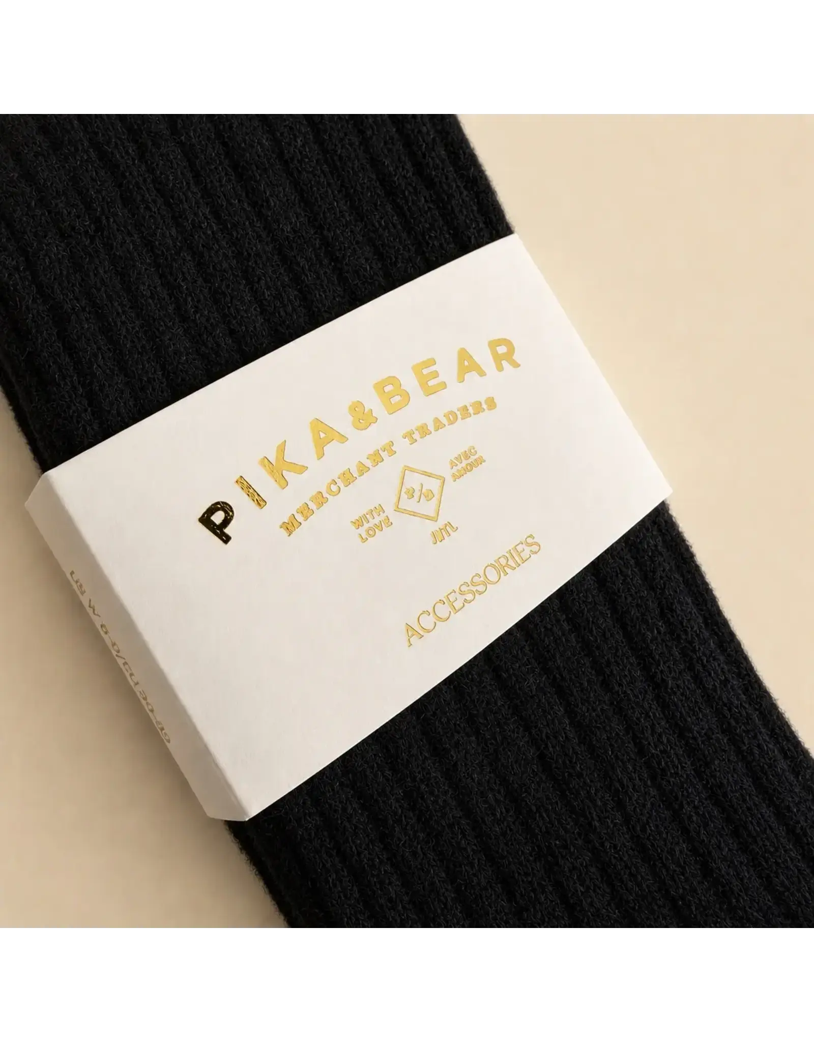 Pika & Bear Fannois Wool Blend Crew Socks -