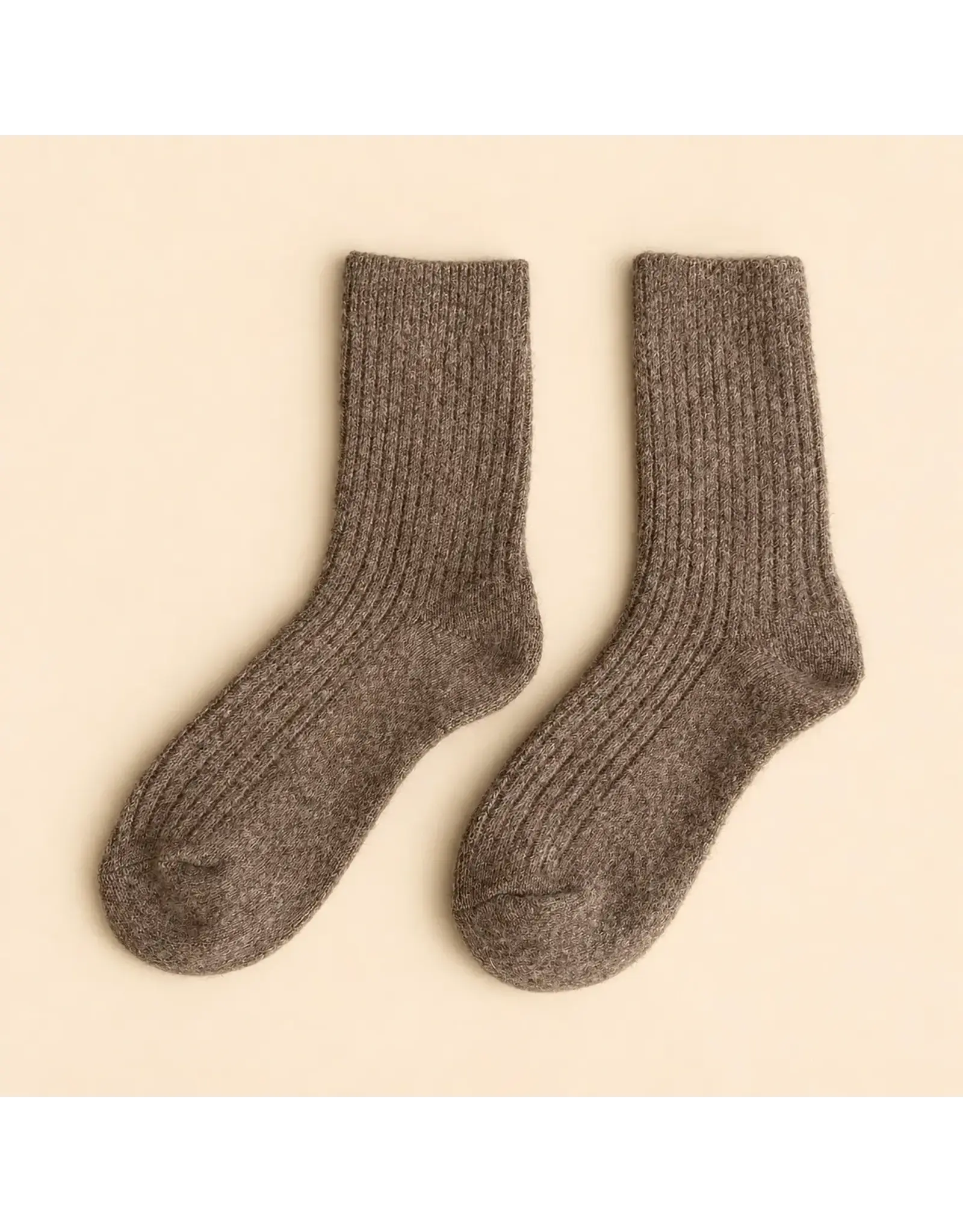Pika & Bear Fannois Wool Blend Crew Socks -