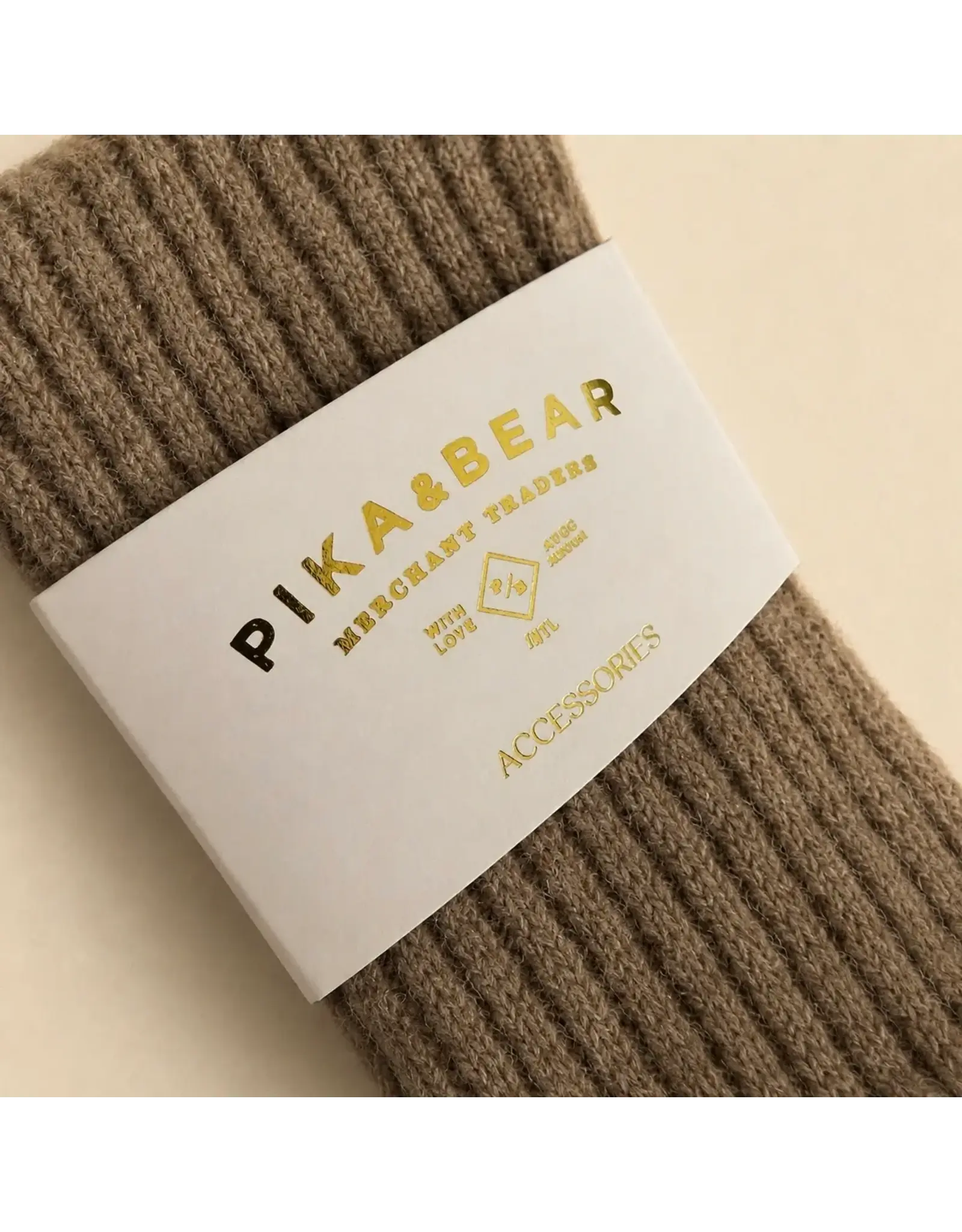 Pika & Bear Fannois Wool Blend Crew Socks -