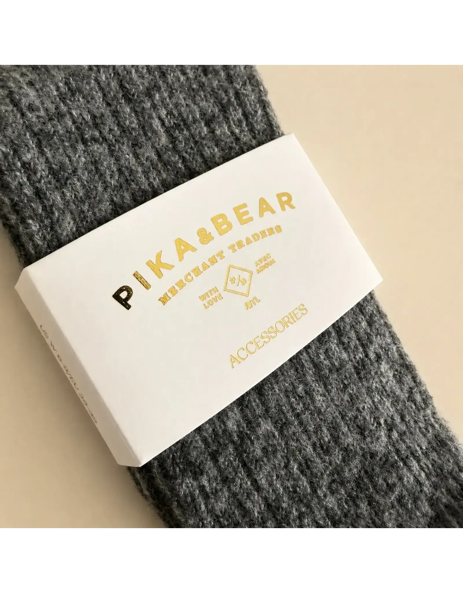 Pika & Bear Fannois Wool Blend Crew Socks -