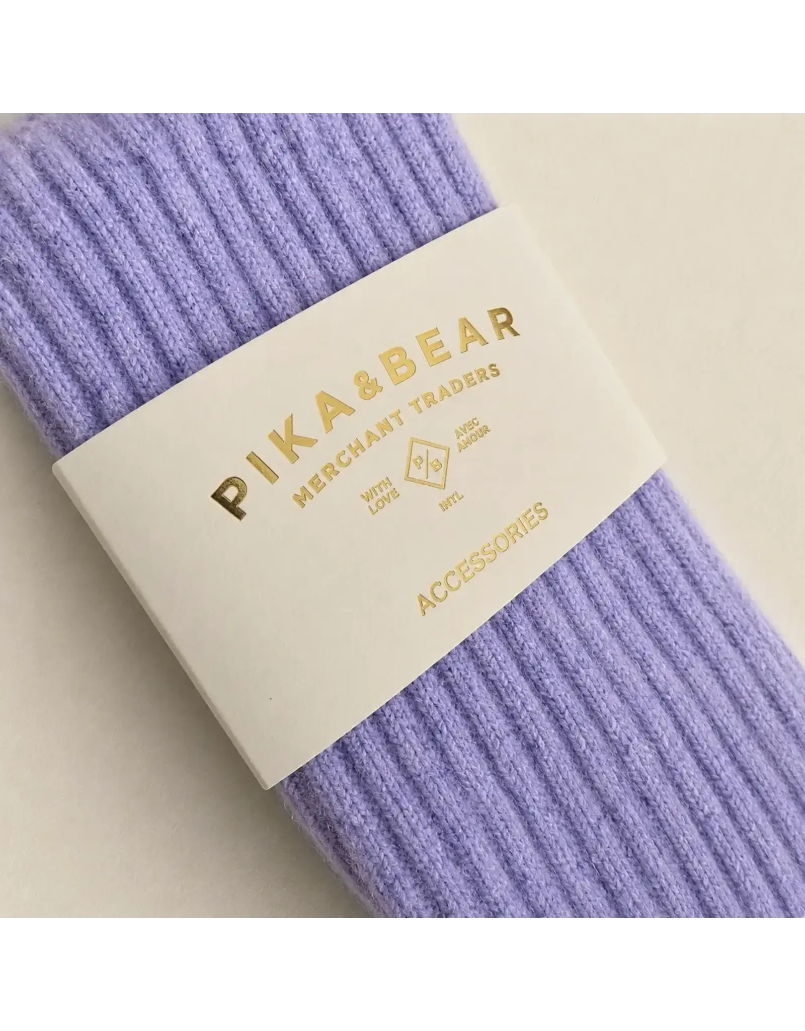 Pika & Bear Fannois Wool Blend Crew Socks -