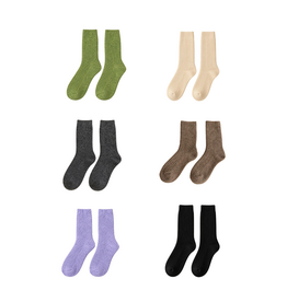 Pika & Bear Fannois Wool Blend Crew Socks -