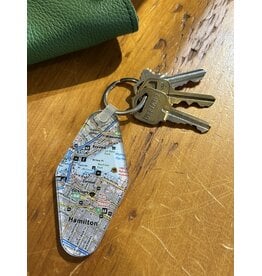 Hamilton Map Key Chain