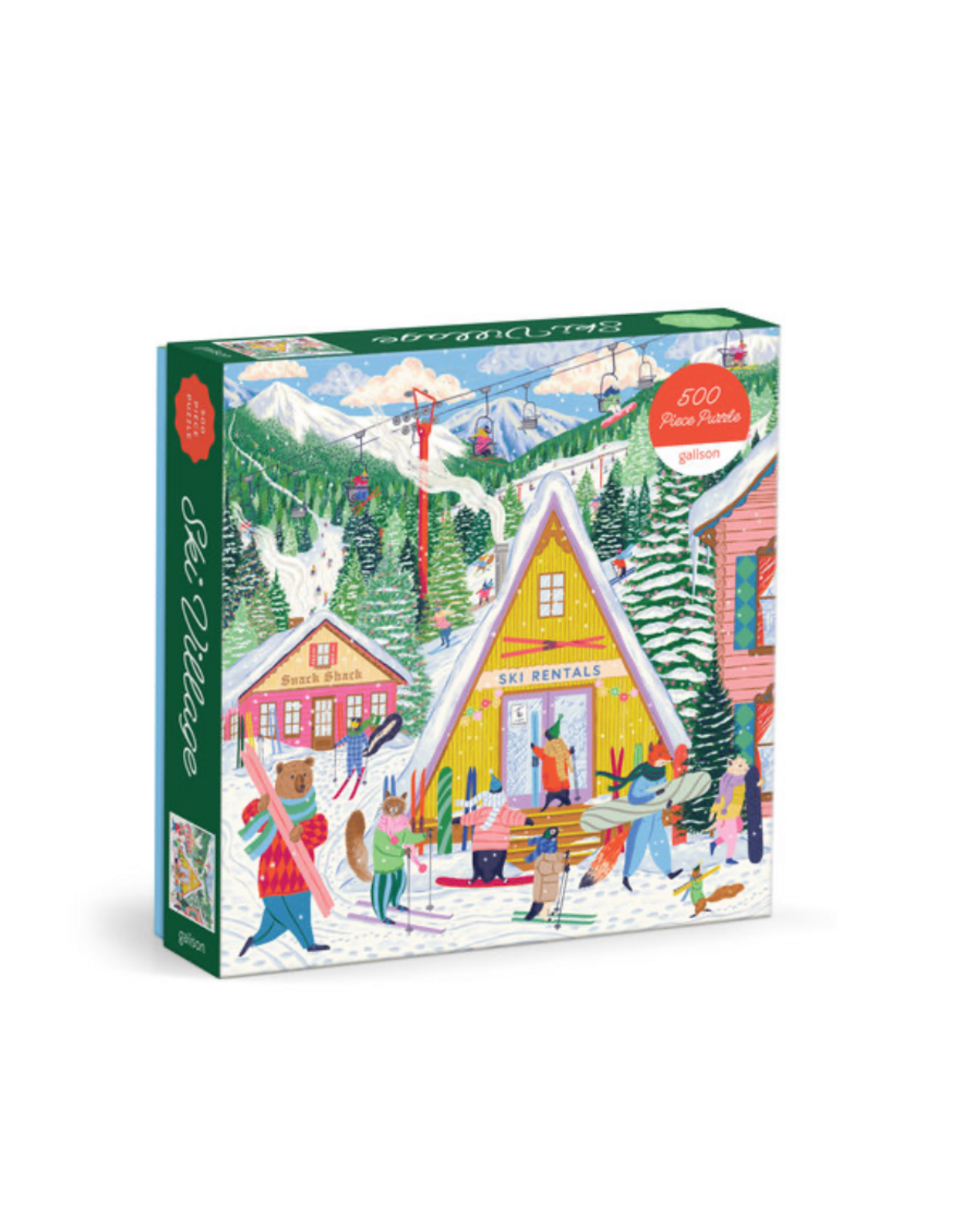 Ski Village - 500 Piece Puzzle