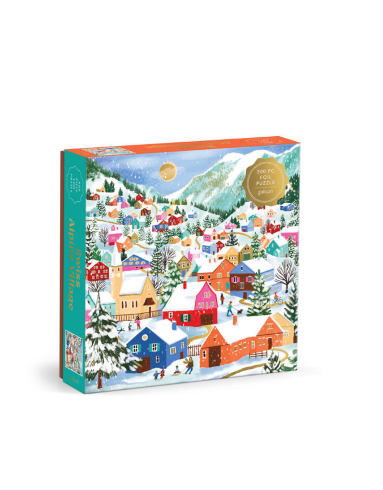 Swiss Alpine Village Puzzle- 500 Pieces