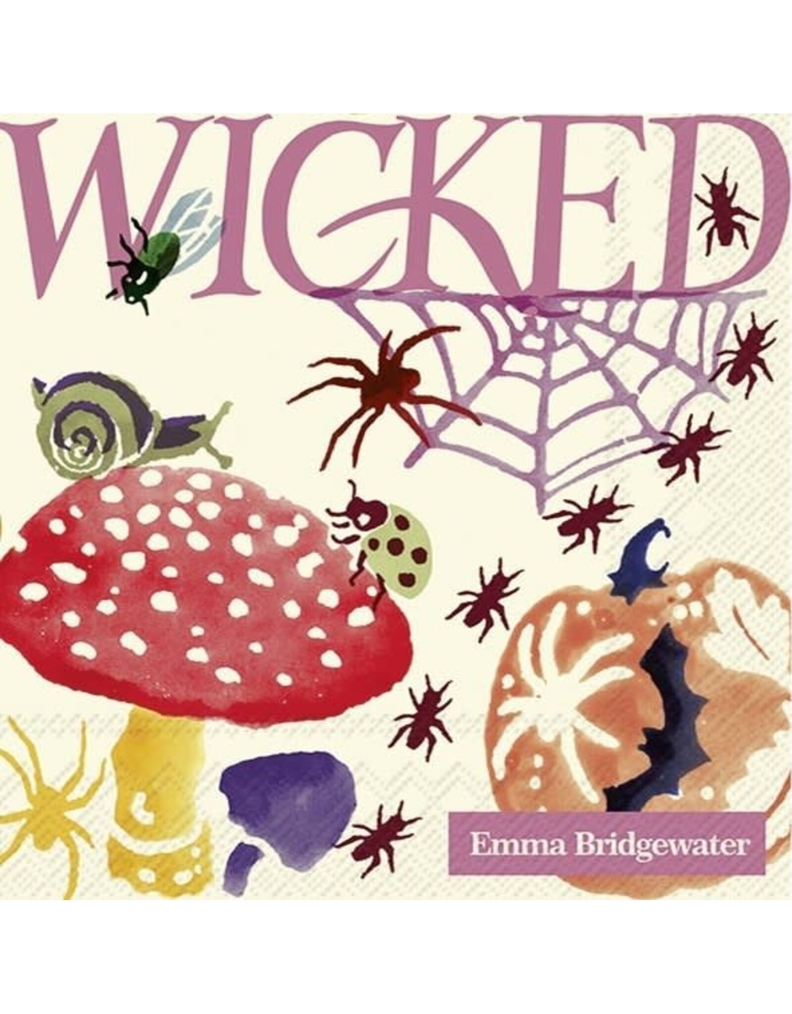 Spooky Spells Cream - Paper Cocktail Napkins
